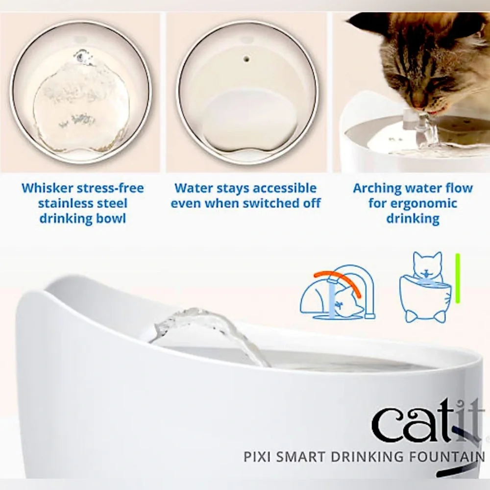 NWT • Catit • PIXI• Smart Drinking Fountain • For Cats